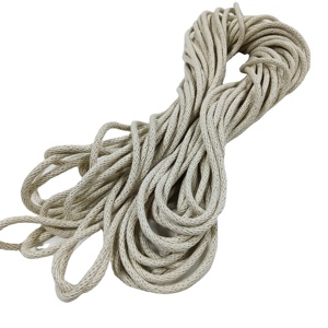 High Quality Braided Cotton Rope Waterproof Waxed Cotton Cord Resist UV Waxed Rope For Chair Outdoor Equipment
