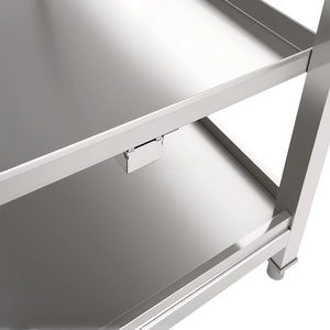 โต๊ะทำงานอเนกประสงค์ 2-in-1 ระดับมืออาชีพ - โต๊ะสแตนเลสพร้อมเครื่องล้างแก้วในตัว - Product Image 3