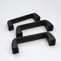 93.5/110/112/117/122mm nylon noir plastique ovale en forme de U poignée de traction industrie poignée de porte machines poignée de soudeur