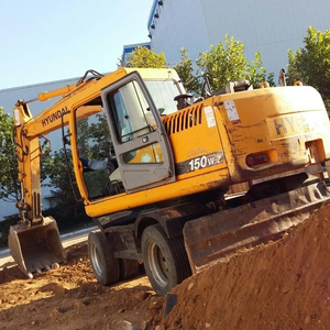 Excavatrice sur pneus d'occasion 85KW Capacité de la benne de 0,8m3 Système de surveillance à distance - Product Image 2