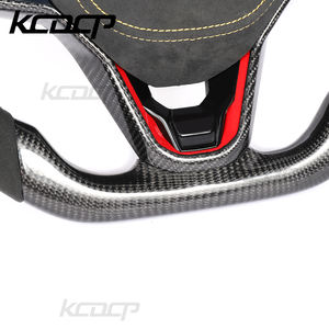 Volant de direction en carbone LED pour Volkswagen <span class=keywords><strong>Golf8</strong></span> MK8 Passat Touareg Tiguan Polo GTD GTS GTE <span class=keywords><strong>R</strong></span>-<span class=keywords><strong>Line</strong></span> CC Jetta Volant de voiture - Product Image 5