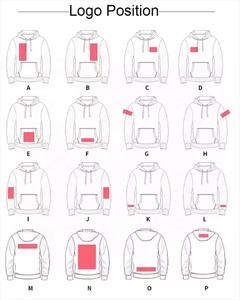 Sweat-shirts à capuche pour hommes, en coton lourd, brodés, imprimés vintage personnalisés, style streetwear surdimensionné, respirants - Product Image 5