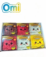 Jouets Squishy Croustillants les Plus Vendus, Jouets Anti-Stress, Boîte de 12 Jouets Nouilles Instantanées en Quatre Couleurs