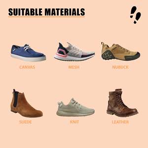 Kit de nettoyage de chaussures Shoe Mistri avec nettoyant pour chaussures de qualité supérieure 100 ml, brosse de nettoyage en nylon et chiffon en microfibre pour baskets et cuir - Product Image 4