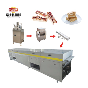 Machine à découper les blocs de chocolat avec congélateur / machines pour petites entreprises / machine à fabriquer des bonbons au nougat / ligne de production de bonbons au nougat - Product Image 1