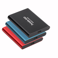 Nouveau SSD portable métallique transfrontalier - Haute capacité 2 To, ultra-fin, haute vitesse avec interface USB 3.0 Type-C et cache de 8 Mo