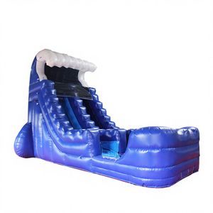 WINSUN Custom High Quality Adults Kids Playground Themed Blow Slide Dolphin PVC Inflatable Dry Slide <b>for</b> Trampoline Park <b>Garden</b> - Product Image 1