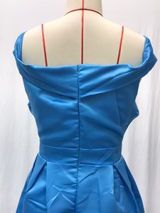 S-3XL donne Sexy scollo a V <span class=keywords><strong>lungo</strong></span> vestito da partito solido <span class=keywords><strong>elegante</strong></span> senza maniche vestito a fessura alta moda signora Off spalla pieghettato Maxi vestito V - Product Image 5