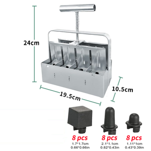 Bloqueur de sol portable à 8 cellules Fabricant de blocs de sol Outil de blocage de sol Boîte en carton - Product Image 2