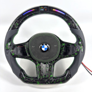 Volante de Fibra de Carbono Forjado para <span class=keywords><strong>BMW</strong></span> G02 G05 G06 G09 G11 G12 G15 G20 G22 G28 G29 G30 G38 G80 G82, Accesorios Interiores para Automóvil - Product Image 2