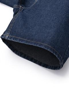 Service OEM tissé bleu décontracté mi-moyen droit 100% coton lavé Technics Vietnam Denim - Product Image 6