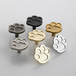 Paw Shape Zinc Alloy Drawer <b>Knobs</b> Minimalist Design Cabinet Door Handles Durable Furniture Hardware - Product Image 1