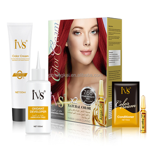IVS Venta al por mayor Cubierta Cabello <span class=keywords><strong>gris</strong></span> Moda <span class=keywords><strong>Color</strong></span> de cabello permanente Borgoña Rojo Tinte para el cabello <span class=keywords><strong>Color</strong></span> Etiqueta privada para mujer <span class=keywords><strong>Hombre</strong></span> - Product Image 4