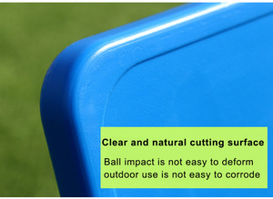 Màu xanh có thể gập lại bóng đá rebounder & bóng đá đào tạo đi qua Hội Đồng Quản trị thiết bị cần thiết cho cầu thủ bóng đá - Product Image 3