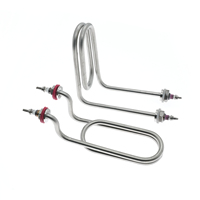 Élément chauffant tubulaire électrique industriel en acier inoxydable en forme de U pour mini-four grille-pain