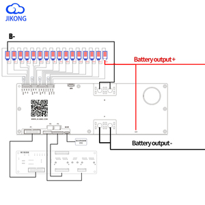 JkBMS V19 JK逆变器BMS 16S 300A 4.3 "液晶显示器LiFePO4电池组，带RS485/CAN/UART 48v JIKONG BMS - Product Image 5