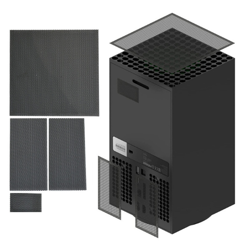 Пылезащитный чехол для Xbox серии X, Пылезащитный фильтр, сетчатый фильтр для охлаждения, пылезащитный чехол для консоли Xbox серии X