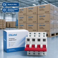 ChLotai 4P 125A 400V Sakelar Isolator Pemutus Sirkuit Modular dengan Pemasangan Rel DIN 35mm untuk Kotak Distribusi Listrik