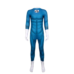 Disfraz de Cosplay de Los Cuatro Fantásticos de Haowu, Traje Musculoso Azul, Atuendo para Fiesta de Halloween - Product Image 1