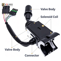 Manette de commande 34005A1 compatible avec les chargeuses sur pneus Case 621B, 721B, 821B, 921, 921B - Pièces de rechange