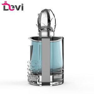 Flacons de parfum en verre Devi, nouveau design, 100 ml, luxe, vides, ronds, avec pulvérisateur à chaud, flacon pulvérisateur - Product Image 3