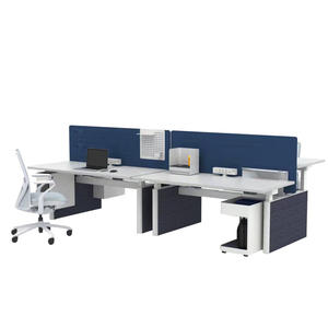 Meubles commerciaux, poste <span class=keywords><strong>de</strong></span> travail debout mobile ergonomique, chaise <span class=keywords><strong>de</strong></span> bureau, bureau électrique réglable <span class=keywords><strong>pour</strong></span> les bureaux d'étude scolaire - Product Image 2