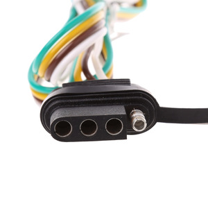 Trailer Connector 4 Pin <b>Plug</b> Socket Extension Cable RV <b>Adapter</b> Taillight Signal Connection - Product Image 3