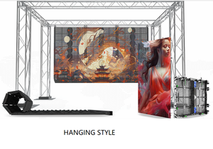 Pantalla LED Enrollable P3.91, Pantalla Flexible Enrollable, Panel Portátil Tipo Cortina para Alquiler en Escenarios, <span class=keywords><strong>Conciertos</strong></span> y Eventos con Alta Frecuencia de Actualización - Product Image 5