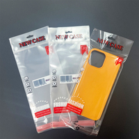 Sacs en OPP transparents personnalisés pour boîtier de téléphone Sacs en plastique d'emballage auto-adhésifs transparents