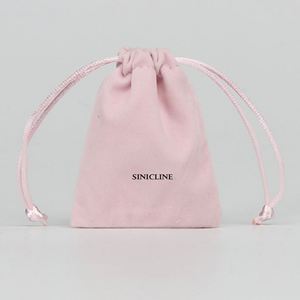 Best Quality Hot Sale Luxury Flannel Drawstring Pouch Custom Gift Jewelry <b>Packaging</b> <b>Bag</b> Small Velvet <b>Bag</b> With Logo Printing - Product Image 5