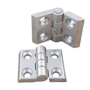 Zinc Alloy Hinges 4 Hole 180 Degree Industrial Heavy Duty Connectors For Aluminum Profile Accessories - Product Image 3