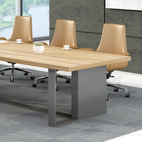 Easy — sièges de 8 personnes, Table et chaises modernes, bureau en bois, pour salle de conférence, nouvel arrivage