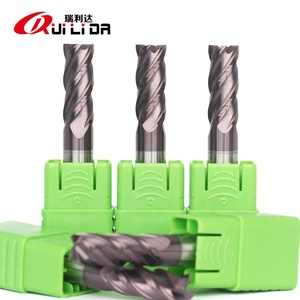 RLD Trung Tâm Outlet Factory CNC Zhuzhou Bê Tông HRC60 Carbide Biến Helix 4 Flutes 10X75Mm <span class=keywords><strong>Flat</strong></span> End Mill Dụng Cụ Cắt - Product Image 5