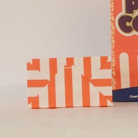 Sacs en papier kraft recyclé imprimés flexo, résistants à la graisse et compatibles micro-ondes, pour pop-corn, vente en gros