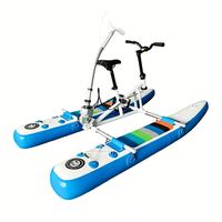 Vélo aquatique gonflable large et plat pour enfants, avec cadre en aluminium haute pression, pliable, vente en gros directe d'usine de Chine Lumark