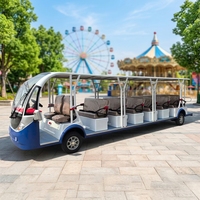 Véhicule de transport de passagers pour parc d'attractions, Grand bus touristique, Navette électrique pour visites guidées