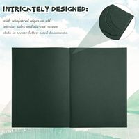 Carpeta de Diploma de Papel Tamaño Carta con Estampado de Lámina Dorada con Logotipo Personalizado, Carpeta de Archivos A4, Porta Certificados, Cubiertas de Carpeta de Archivos de Tapa Dura A4