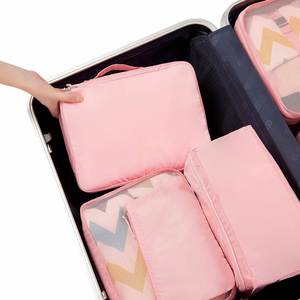 Multifunction 8pcs/set Travel Packing Cube Luggage Organiser Compression <b>Suitcase</b> Essential Bag - Product Image 4