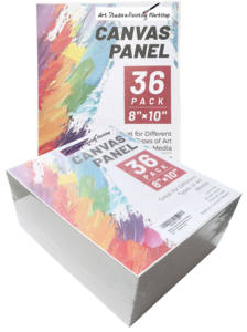 Multi Size 100% Cotton 11 ''* 14'' 8 ''* 10'' Canvas pour 24/36/60/72 Pcs Blank Stretched Canvas Panel Canvas Board - Product Image 3