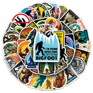 Paquete de 50 Pegatinas de Bigfoot al por Mayor - Calcomanías Creativas de Graffiti <span class=keywords><strong>para</strong></span> Viajes al Aire Libre <span class=keywords><strong>para</strong></span> Patinetas, Motocicletas y Equipo de Aventura - Product Image 6