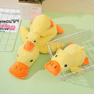 Giocattolo per Cani a Forma di Anatra, Divertente e Carino, con Suono, Morbido, in 3 Misure, Peluche con Carta Crespa Resistente ai Morsi per Cani Grandi e Piccoli - Product Image 3