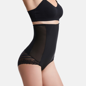 JOGOGO Venta al por mayor: Fajas moldeadoras sin costuras de cintura alta con encaje personalizables para mujer, transpirables, posparto, control de abdomen y levantamiento de glúteos - Product Image 5