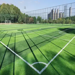 Custom height football field production machinery garden artificial grass manufacturers in china