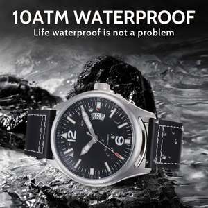 Reloj Mecánico Automático de Alta Calidad al por Mayor, con Movimiento Personalizado OEM, Luminoso, Resistente al Agua, 316L - Product Image 4