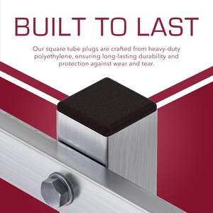 Capuchon de <span class=keywords><strong>tube</strong></span> en acier <span class=keywords><strong>carré</strong></span> mâle en plastique <span class=keywords><strong>pvc</strong></span> Capuchon d'extrémité d'étanchéité <span class=keywords><strong>carré</strong></span> - Product Image 6