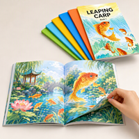 Impression de livres d'histoires pour enfants personnalisés, couverture brillante laminée, reliure parfaite, illustrations de dessins animés en couleur
