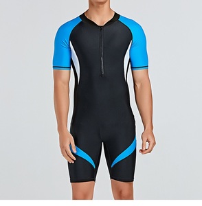 Combinaison <span class=keywords><strong>de</strong></span> plongée pour <span class=keywords><strong>homme</strong></span>, style européen et américain, manches courtes, intégrale, pour la plongée avec tuba, combinaison <span class=keywords><strong>de</strong></span> natation ajustée - Product Image 3