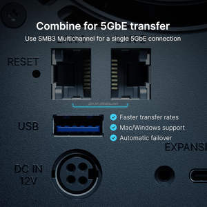 SJ 4-Bay DiskStation DS925+ NAS (ohne Festplatten) Ryzen V1500B 4GB RAM 2x RJ45 (2.5GbE) 2 M.2 NVMe 1 Typ-C 2x USB3.2 Lagernd - Product Image 5