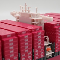 O.A.S Fabricant Modèle de bateau de haute qualité Cadeaux d'affaires Échelle 1:888 Modèles de bateau cargo personnalisé 45cm ONE Container Ship Model