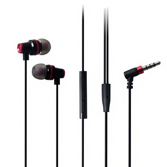 Factory-direct True Bass Stylish Cool TPE Headphones High-quality In-ear Dynamic Driver Karaoke Wired Headphones with 1.2m Cord